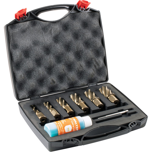 Ensemble de fraises annulaires &agrave; carotter SST, Bronze, Profondeur de la coupe de 1", Tige 3/4" Nia-Chem Ltd.