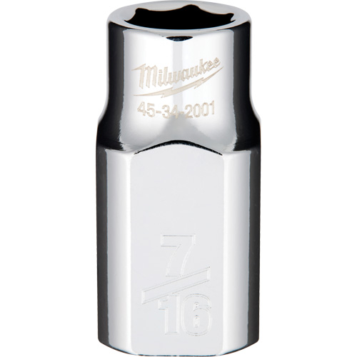 SAE Socket with Four Flat Sides, 7/16", 1/2" Drive, 6 Points Nia-Chem Ltd.