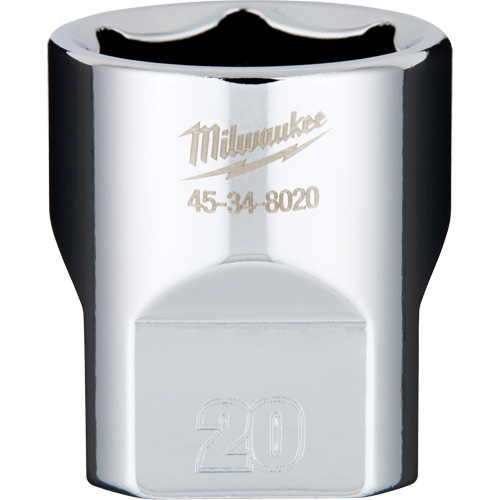 Metric Socket with Four Flat Sides, 20 mm, 3/8" Drive, 6 Points Nia-Chem Ltd.