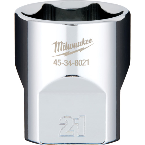 Metric Socket with Four Flat Sides, 21 mm, 3/8" Drive, 6 Points Nia-Chem Ltd.