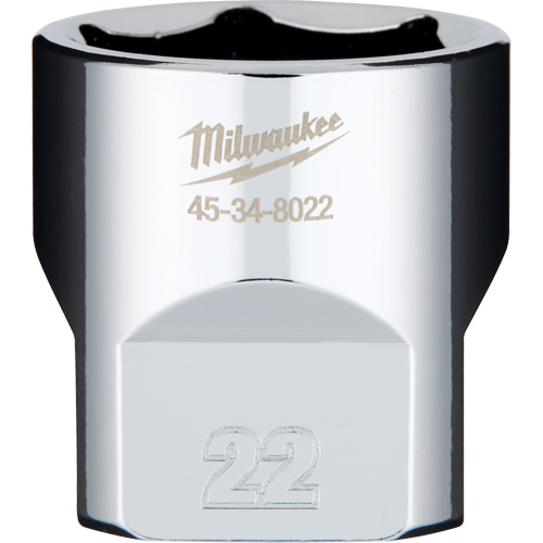 Metric Socket with Four Flat Sides, 22 mm, 3/8" Drive, 6 Points Nia-Chem Ltd.