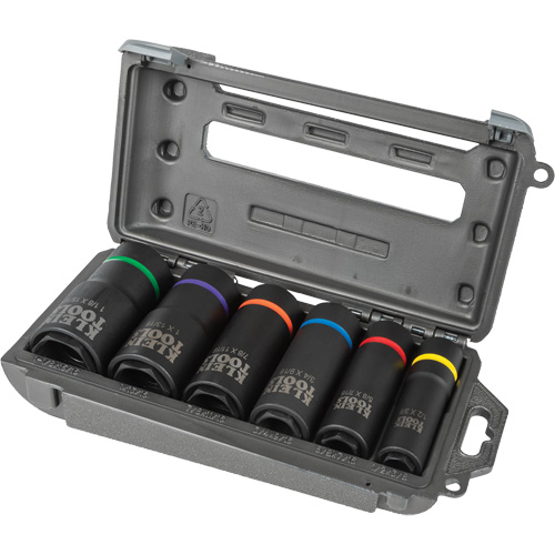 2-in-1 6-Piece Socket Set, 6 Pcs, Impact, Deep Nia-Chem Ltd.