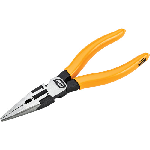 Pitbull Dipped Handle Long Nose Pliers, 6" L Nia-Chem Ltd.
