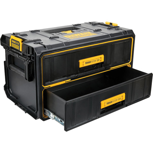 Unit&eacute; &agrave; deux tiroirs ToughSystem 2.0, 12-1/3" x 12-3/5", Noir/Jaune Nia-Chem Ltd.
