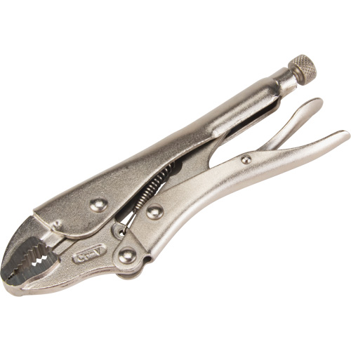Locking Pliers with Wire Cutter, 7" Length, Curved Jaw Nia-Chem Ltd.