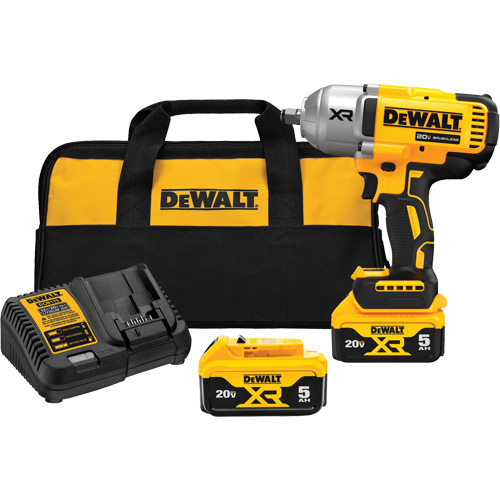 XR&reg; High Torque Impact Wrench Kit with Hog Ring Anvil, 20 V, 1/2" Socket Nia-Chem Ltd.