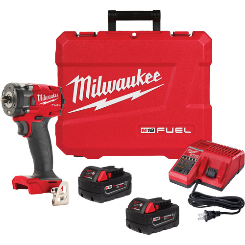M18 Fuel Compact Impact Wrench with Friction Ring Kit, 18 V, 3/8" Socket Nia-Chem Ltd.