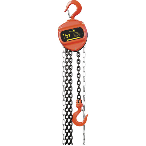VCH Series Chain Hoist, 20' Lift, 1100 lbs. (0.5 tons) Capacity, Heat-Treated Alloy Steel Chain Nia-Chem Ltd.