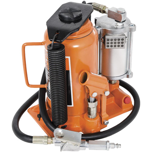 Cric-bouteille super robuste, 20 tonne(s), Air comprim&eacute;/hydraulique, 20" Hauteur &eacute;lev&eacute;e Nia-Chem Ltd.