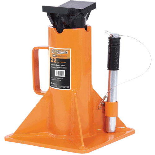 878B Heavy-Duty Jack Stand, Locking Pin, 22 Ton(s) Capacity, 13-3/4" - 19-3/4" H Nia-Chem Ltd.
