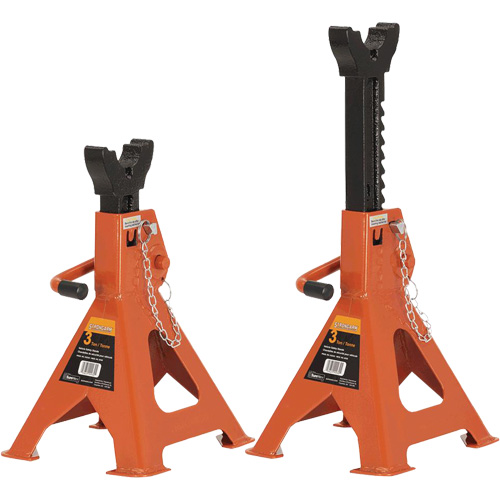 853B Jack Stands, Locking Handle/Ratchet, 3 Ton(s) Capacity, 11" - 16" H Nia-Chem Ltd.