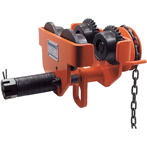 SGT Series Heavy-Duty Geared Trolley, 10000 lbs. (5 tons) Capacity, 4-1/2" - 8-1/32" Nia-Chem Ltd.