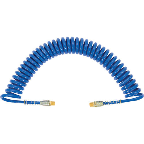 APUB-3825 Recoil Air Hose with Swivel Fittings & Protective Spring, Air, 3/8" ID x 25' L, Polyurethane Nia-Chem Ltd.
