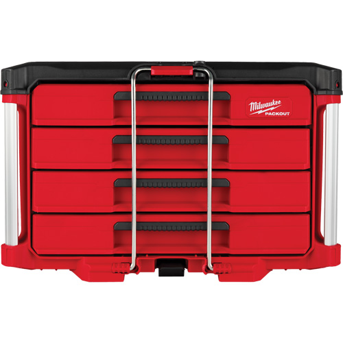 PackOut 4-Drawer Tool Box, 16-3/10" x 22-1/5" x 14-3/10", Red Nia-Chem Ltd.