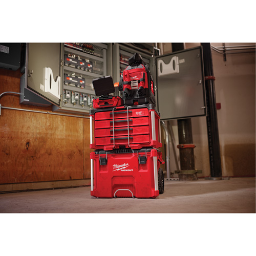 PackOut 4-Drawer Tool Box, 16-3/10" x 22-1/5" x 14-3/10", Red Nia-Chem Ltd.