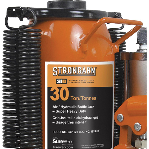 Air Assist Bottle Jacks, 30 Ton(s), Air Hydraulic Nia-Chem Ltd.