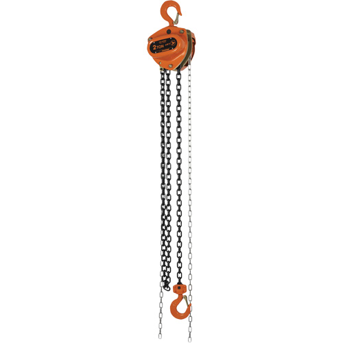KCH Series Chain Hoists, 10' Lift, 4400 lbs. (2 tons) Capacity, Alloy Steel Chain Nia-Chem Ltd.