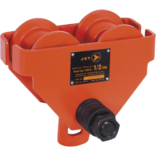 VPT-05 Manual Trolley - VBT Series, 1100 lbs. (0.5 tons) Nia-Chem Ltd.