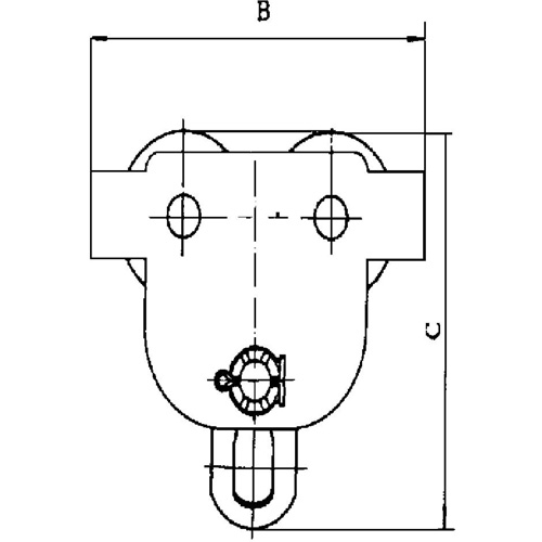 Heavy-Duty Manual Trolley - SBT Series, 22000 lbs. (10 tons) Nia-Chem Ltd.
