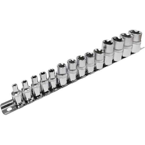 SS314TS  Standard External Socket Sets, Torx&reg;, 1/2"/1/4"/3/8" Drive, 14 Pcs Nia-Chem Ltd.