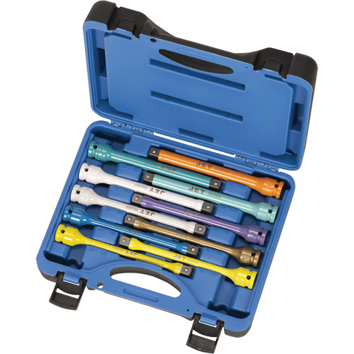 JTLE-10S Jeu de rallonges limiteurs de couple, Prise 1/2"/80 lb-pi, Couple de 65 lb-pi/100 lb-pi/120 lb-pi/140 lb-pi/75 lb-pi/90 lb-pi/110 lb-pi/150 lb-pi/160 lb-pi, Multiple Nia-Chem Ltd.