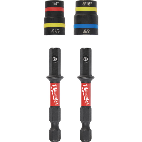 Shockwave Impact Duty Quik-Clear 2-in-1 Nut Driver Set, 5/16"/1/4"/3/8" Drive, 2-1/2" L, Magnetic Nia-Chem Ltd.