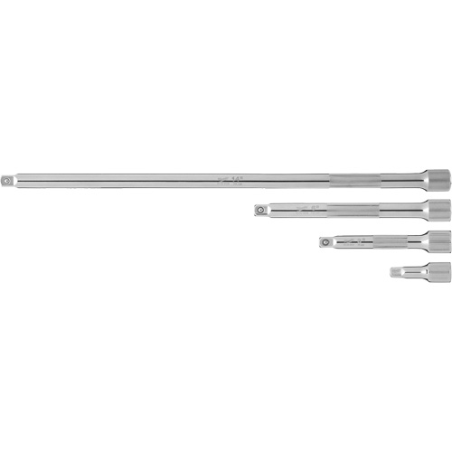 Jeu de rallonges prise, Prise de 1/4", Fini Chrome, 4 Mcx Nia-Chem Ltd.
