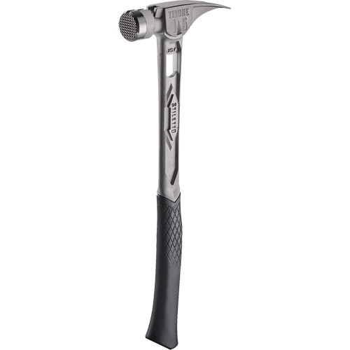 Marteau de charpente en titane meul&eacute; TIBONE, 15 oz, Prise en Acier plein, 17-17/50" lo Nia-Chem Ltd.