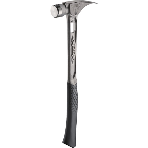Marteau de charpente en titane lisse TIBONE, 15 oz, Prise en Acier plein, 17-17/50" lo Nia-Chem Ltd.