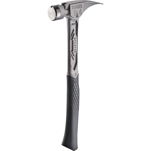 Marteau de charpente en titane lisse TIBONE, 14 oz, Prise en Acier plein, 15-1/4" lo Nia-Chem Ltd.
