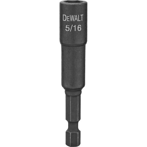 Impact Ready Magnetic Nut Driver, Hex, 1/4" Tip, 5/16" Drive Size, 2-9/16" Length Nia-Chem Ltd.