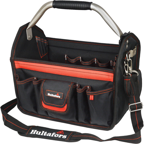 14" Open-Top Tool Carrier, Ballistic Polyester, Black/Red Nia-Chem Ltd.