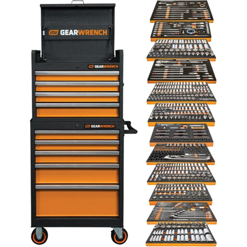 Rangement & jeu d'outils pour m&eacute;canicien, 791 morceaux Nia-Chem Ltd.