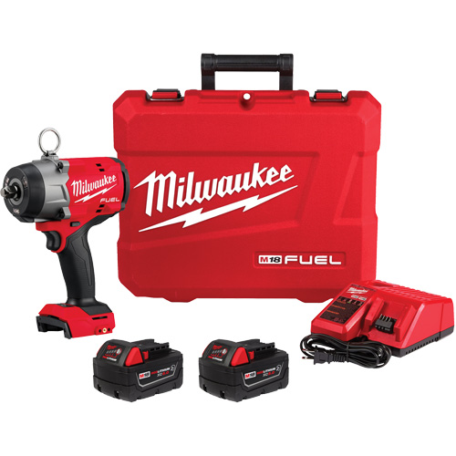 M18 Fuel High Torque Impact Wrench with Pin Detent Kit, 18 V, 1/2" Socket Nia-Chem Ltd.