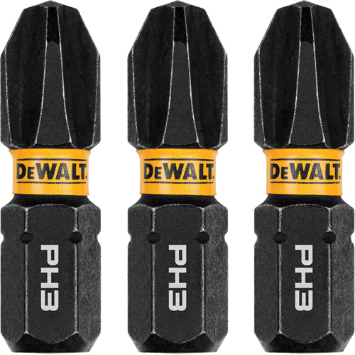 3-Piece FLEXTORQ&reg; Impact Screwdriving Bits, Phillips, #3, 1/4" Drive Nia-Chem Ltd.