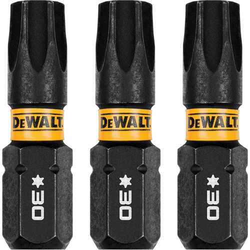 3-Piece FLEXTORQ&reg; Impact Screwdriving Bits, Torx, T-30, 1/4" Drive Nia-Chem Ltd.