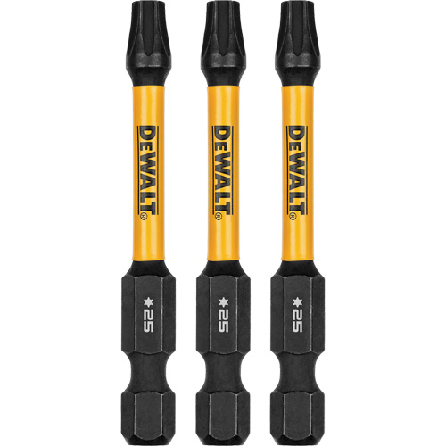 3-Piece FLEXTORQ&reg; Impact Screwdriving Bits, Torx, T-25, 1/4" Drive Nia-Chem Ltd.
