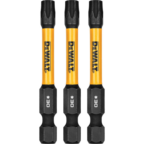 3-Piece FLEXTORQ&reg; Impact Screwdriving Bits, Torx, T-30, 1/4" Drive Nia-Chem Ltd.