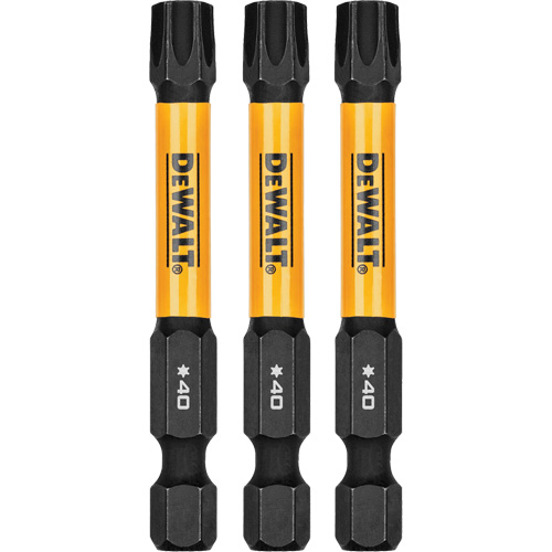 3-Piece FLEXTORQ&reg; Impact Screwdriving Bits, Torx, T-40, 1/4" Drive Nia-Chem Ltd.