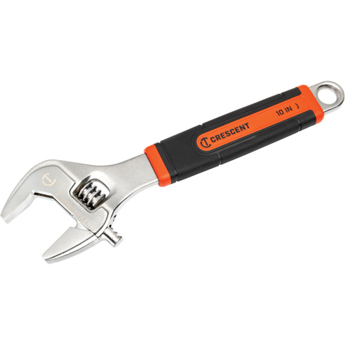 Adjustable Wrench, 10" L, 2-7/10"/38 mm Max Width, Chrome/Polished Nia-Chem Ltd.