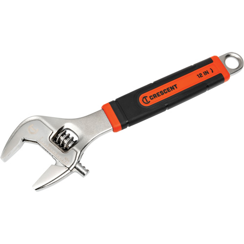 Adjustable Wrench, 12" L, 46 mm/3-1/5" Max Width, Chrome/Polished Nia-Chem Ltd.