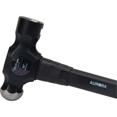 Ball Pein Hammer, 48 oz. Head Weight, Plain Face, Fibreglass Handle Nia-Chem Ltd.