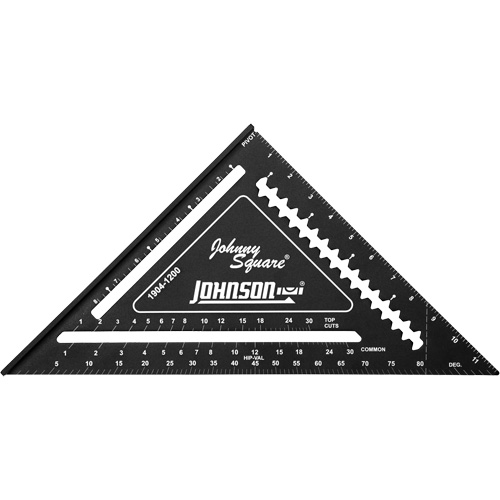 12" Johnny Square&reg; Professional Easy-Read Rafter Square Nia-Chem Ltd.