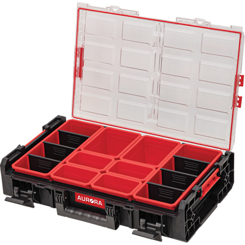 Organisateur 2 fois tr&egrave;s-grand avec bacs Arx, 23" x 15-1/5" x 6-4/5", Noir Nia-Chem Ltd.