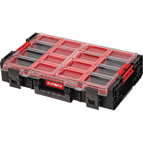 Organisateur tr&egrave;s-grand avec bacs courts Arx, 23" x 15-1/5" x 5", Noir Nia-Chem Ltd.
