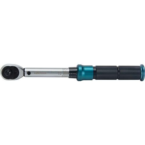 72-Tooth Torque Wrench, Click, 1/4" Square Drive, 20 - 200 in-lbs. Nia-Chem Ltd.