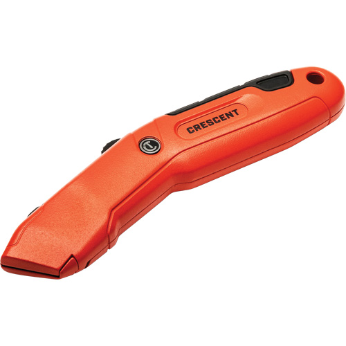 Auto-Retracting Safety Knife, 1", Steel, Aluminum Handle Nia-Chem Ltd.