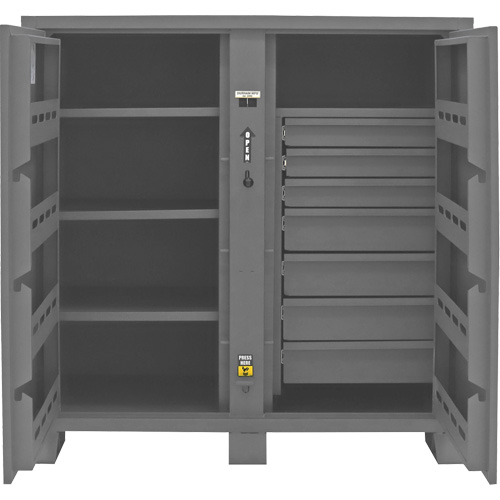 Armoire de rangement pour le chantier, Acier, 59 pi³, Gris Nia-Chem Ltd.