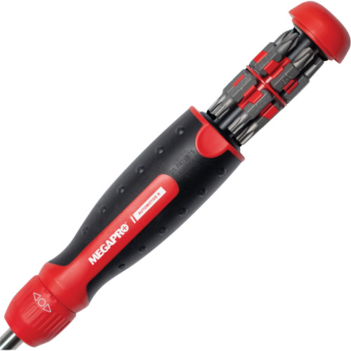 13-in-1 Automotive Ratcheting Multi-Bit Screwdriver, Cushion Grip Handle Nia-Chem Ltd.