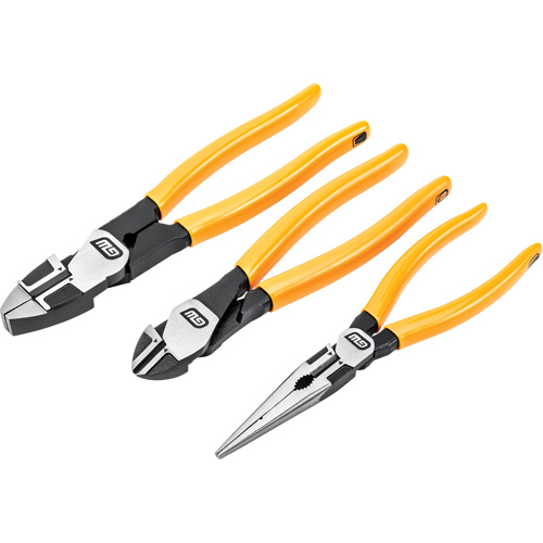 PITBULL Dipped Handle Electrician's Plier Set, 3 Pieces Nia-Chem Ltd.